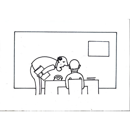 Aleksandar Daskalovic 29x21cm Orijinal Karikatür BOD05547