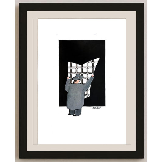 Milos Panig Pango 29x21cm Orijinal Karikatür BOD05555