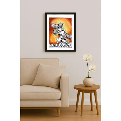 Josuran Oscar 29x21cm Orijinal Karikatür BOD05559