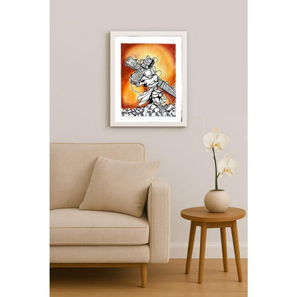 Josuran Oscar 29x21cm Orijinal Karikatür BOD05559