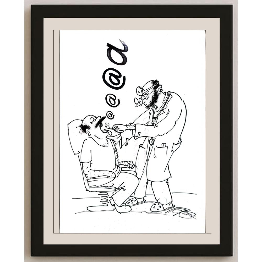 Frantisek Kratochvil 29x21cm Orijinal Karikatür BOD05561