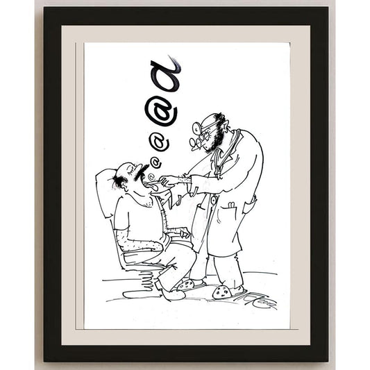 Frantisek Kratochvil 29x21cm Orijinal Karikatür BOD05561