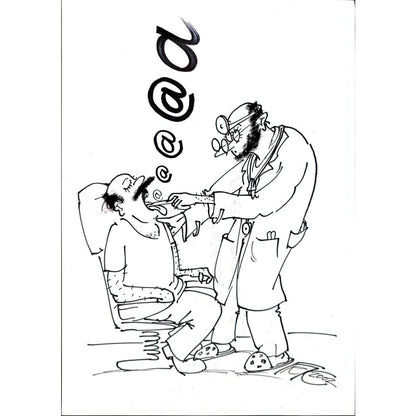 Frantisek Kratochvil 29x21cm Orijinal Karikatür BOD05561