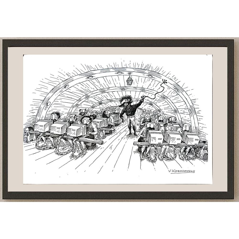 Vladimir Kazanevsky 29x21cm Orijinal Karikatür BOD05562