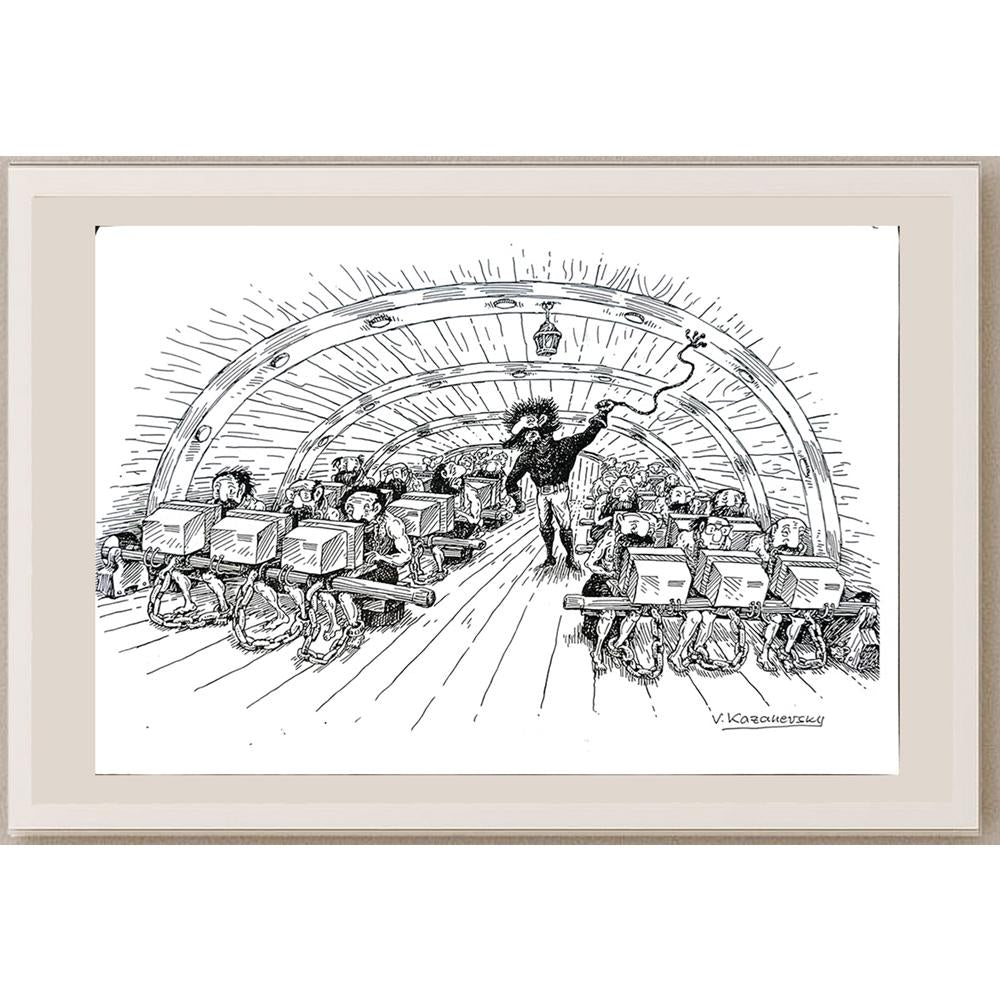 Vladimir Kazanevsky 29x21cm Orijinal Karikatür BOD05562