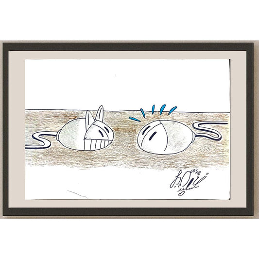 Seyed Saeed Moosavi 29x21cm Orijinal Karikatür BOD05566