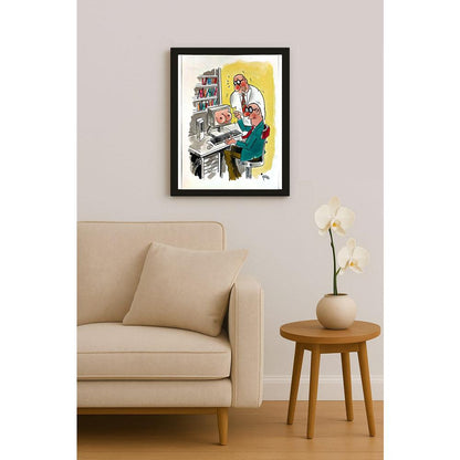 Emilio Isca 29x21cm Orijinal Karikatür BOD05567
