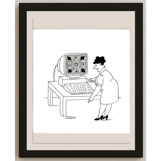 Semiramis Aydınlık 24x22cm Orijinal Karikatür BOD05569