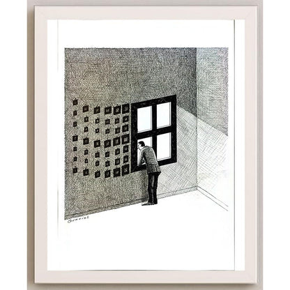 Andrejez Graniak 29x21cm Orijinal Karikatür BOD05579