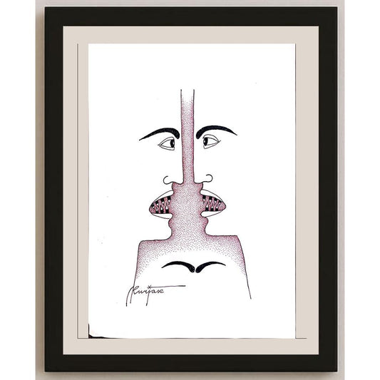Miodrag Kurjak 29x21cm Orijinal Karikatür BOD05580