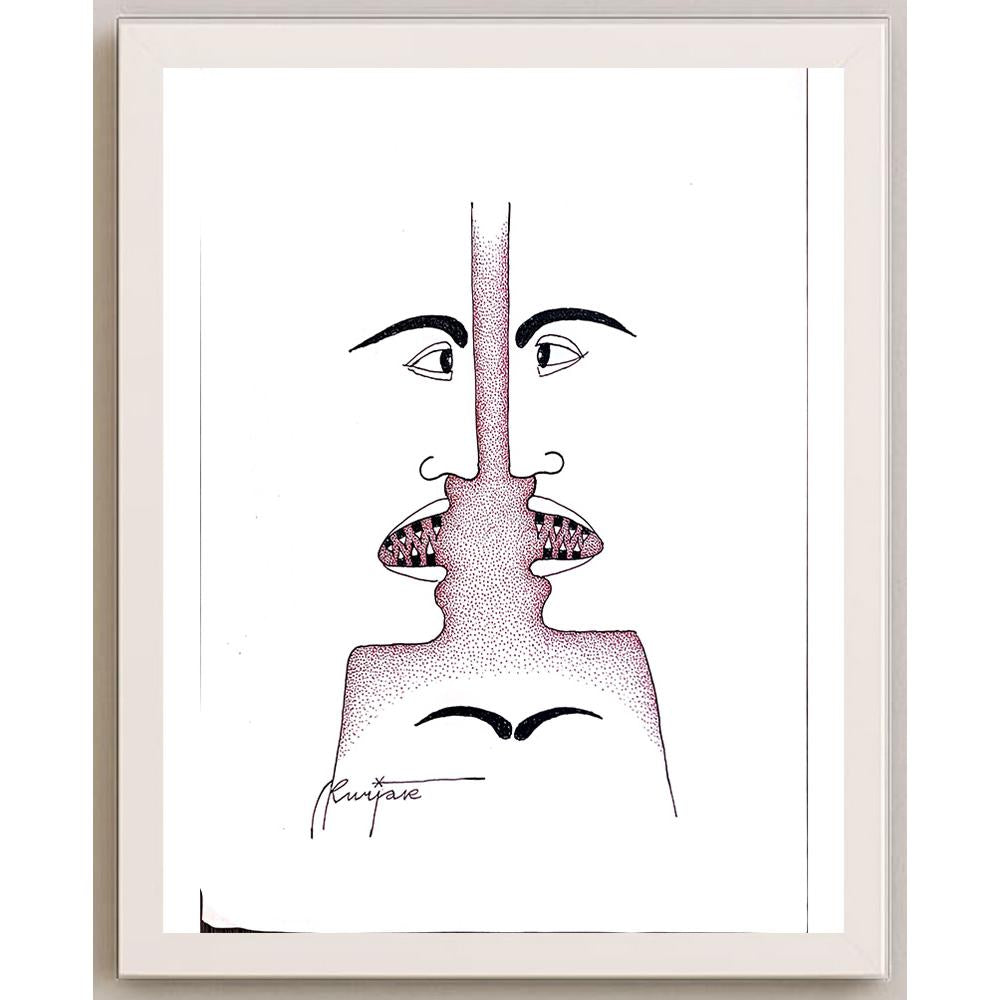 Miodrag Kurjak 29x21cm Orijinal Karikatür BOD05580