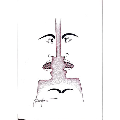 Miodrag Kurjak 29x21cm Orijinal Karikatür BOD05580