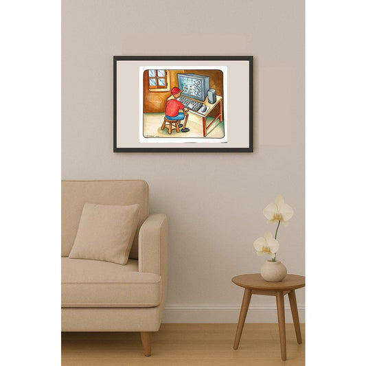 Smaeil Babaei 33x25cm Orijinal Karikatür BOD05581