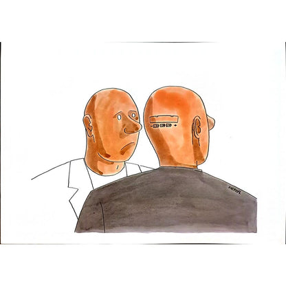 Lubomir Kotrha 29x21cm Orijinal Karikatür BOD05584