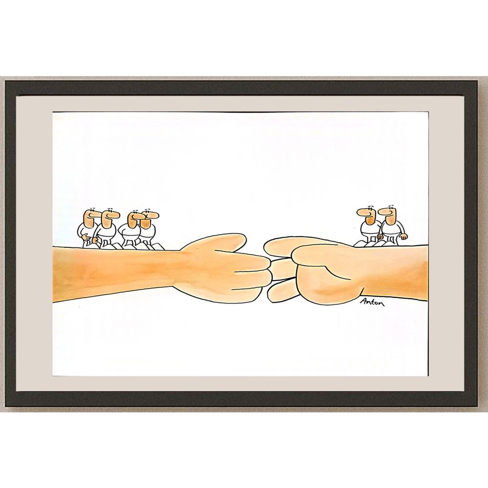 Anton Kotreba 29x21cm Orijinal Karikatür BOD05585