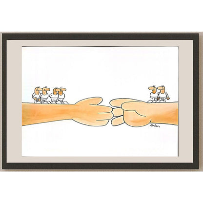 Anton Kotreba 29x21cm Orijinal Karikatür BOD05585