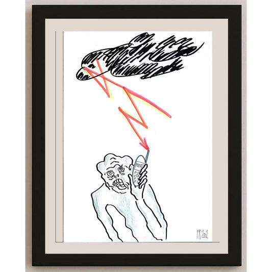 Fedor Kritovak 29x21cm Orijinal Karikatür BOD05588