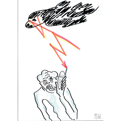 Fedor Kritovak 29x21cm Orijinal Karikatür BOD05588