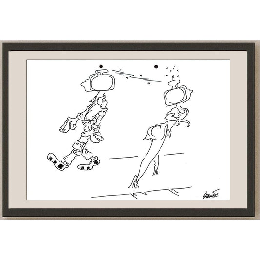 Branko Premuzic 29x21cm Orijinal Karikatür BOD05589