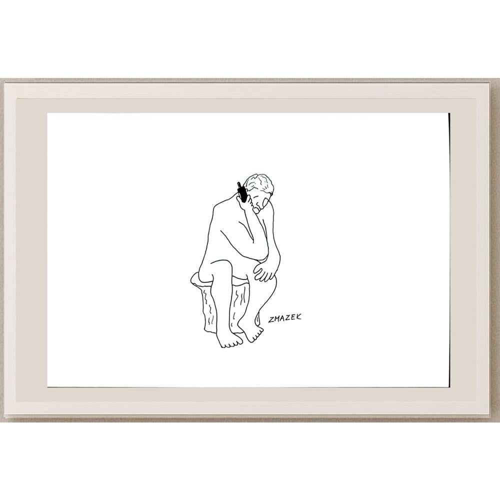 Stanko Zmazek 29x21cm Orijinal Karikatür BOD05591