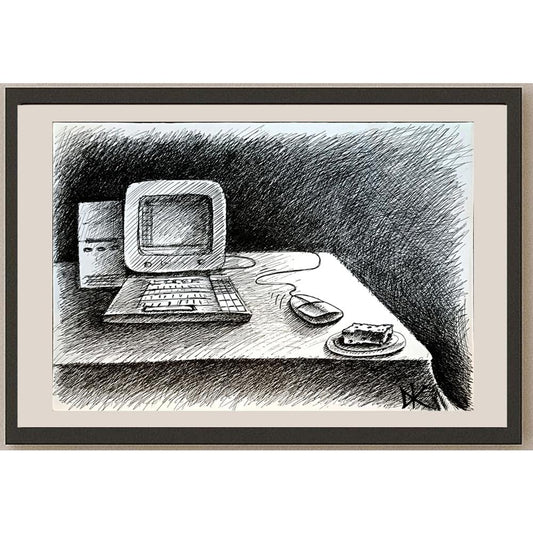 Danila Koseva 29x21cm Orijinal Karikatür BOD05594
