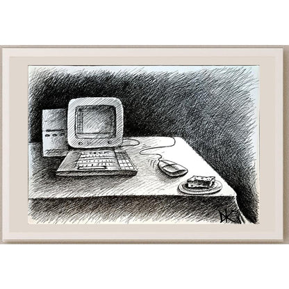 Danila Koseva 29x21cm Orijinal Karikatür BOD05594