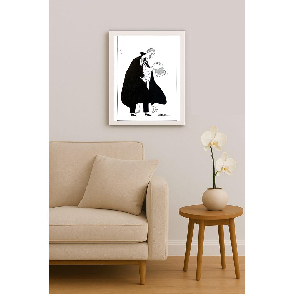 Juli Sanchis Aguado 29x21cm Orijinal Karikatür BOD05601