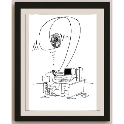 Frantisek Kratochvil 29x21cm Orijinal Karikatür BOD05605