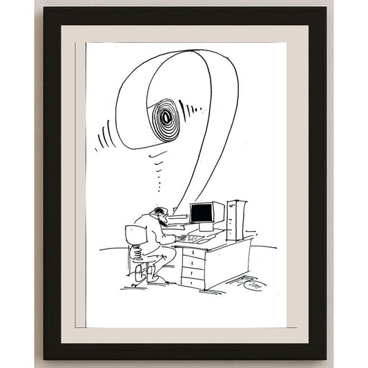 Frantisek Kratochvil 29x21cm Orijinal Karikatür BOD05605