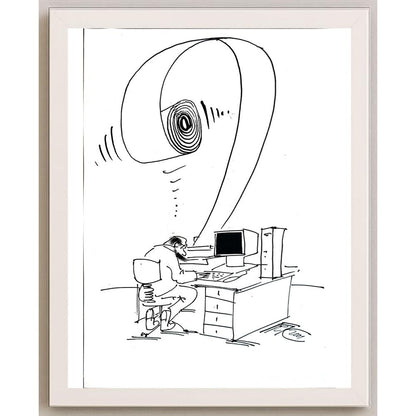 Frantisek Kratochvil 29x21cm Orijinal Karikatür BOD05605