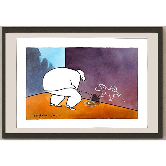 Leng Mu 29x21cm Orijinal Karikatür BOD05606
