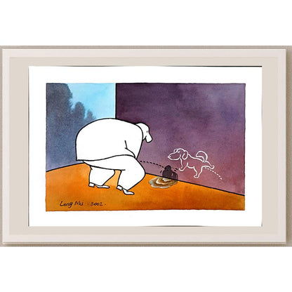 Leng Mu 29x21cm Orijinal Karikatür BOD05606