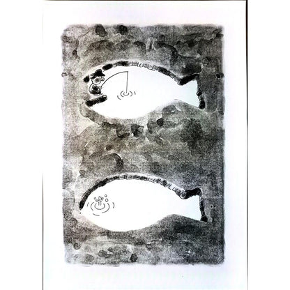 Masafumi Kikuchi 29x21cm Orijinal Karikatür BOD05607