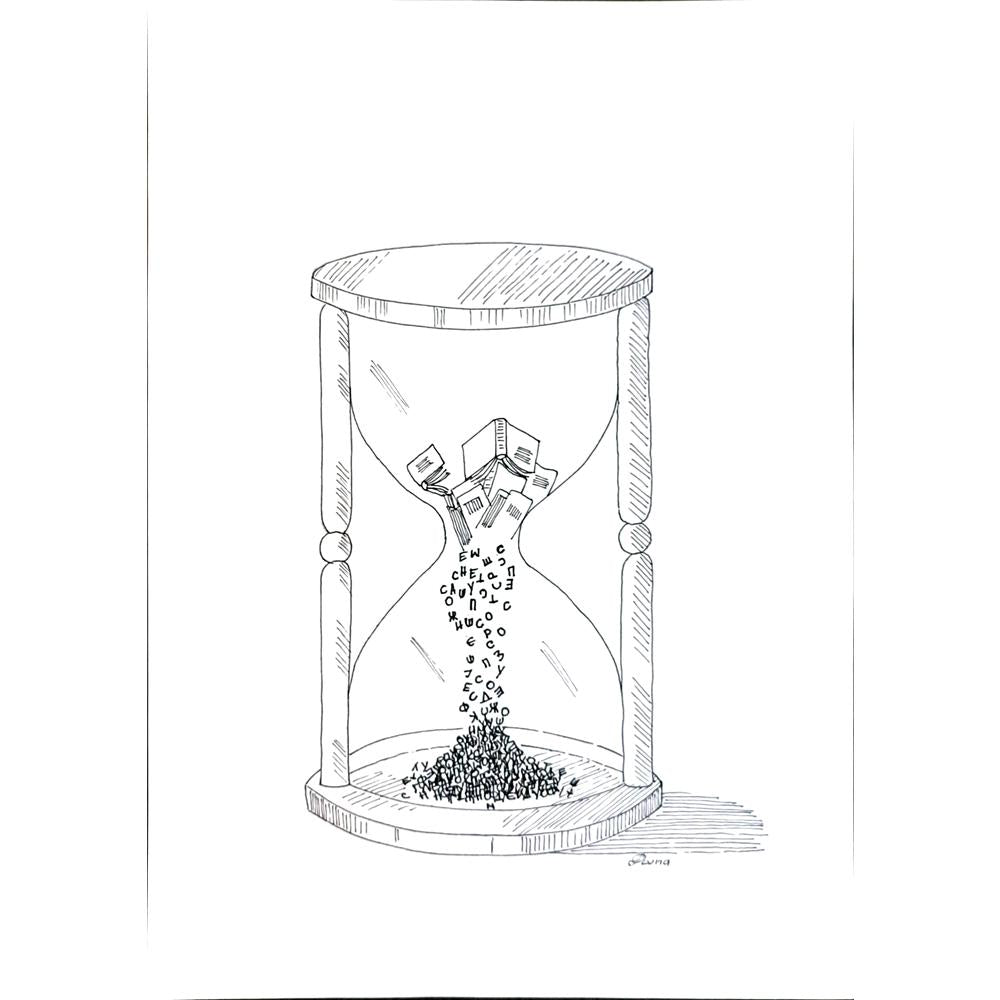 Stevovic Divna 29x21cm Orijinal Karikatür BOD05613
