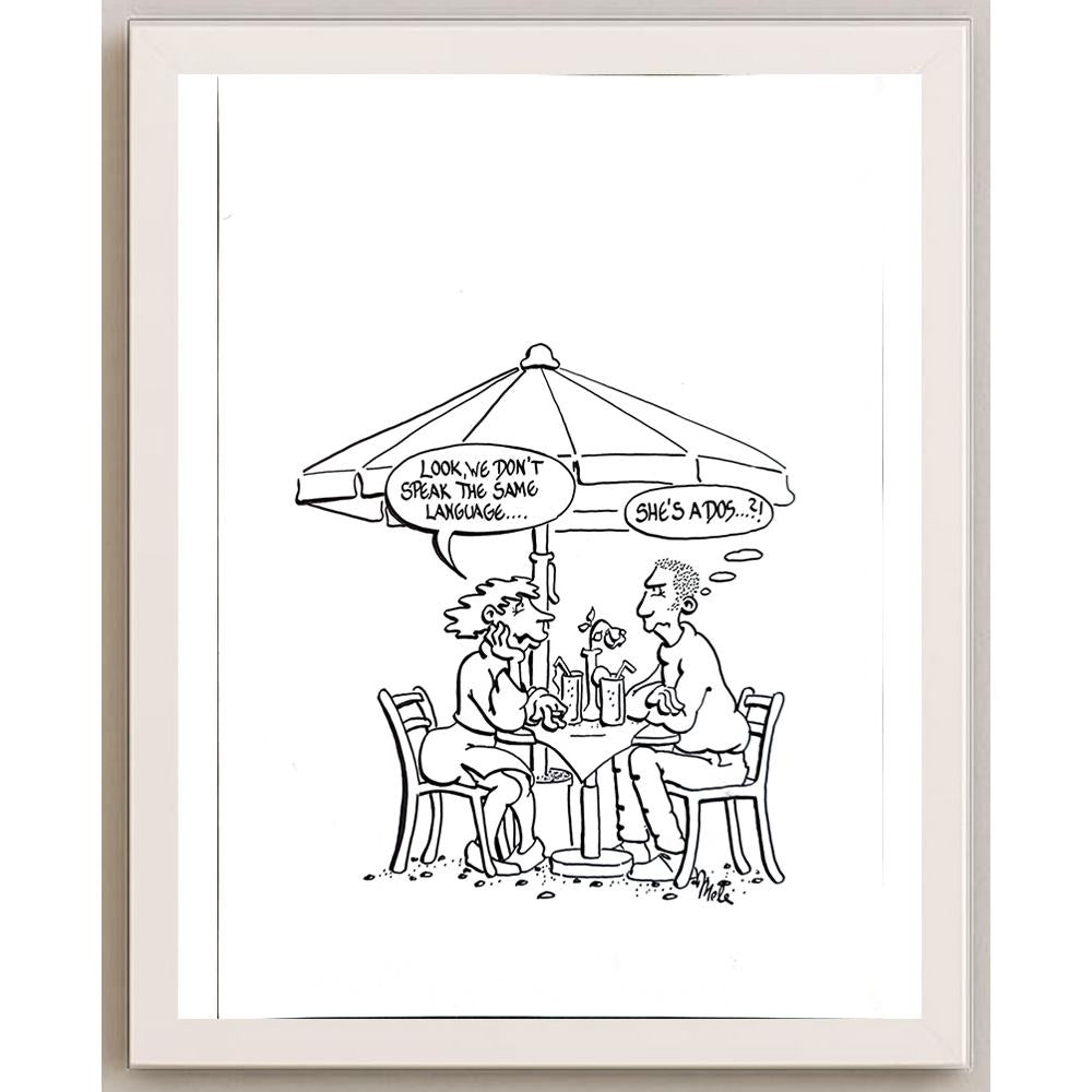 Mele Brink 29x21cm Orijinal Karikatür BOD05618