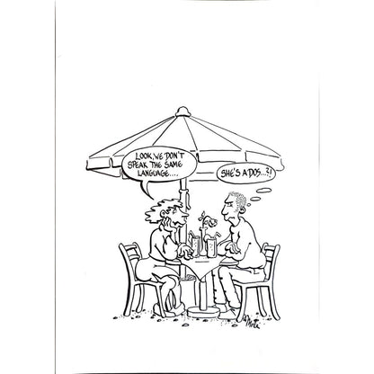 Mele Brink 29x21cm Orijinal Karikatür BOD05618