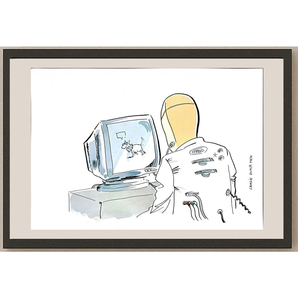 C D M 29x21cm Orijinal Karikatür BOD05625