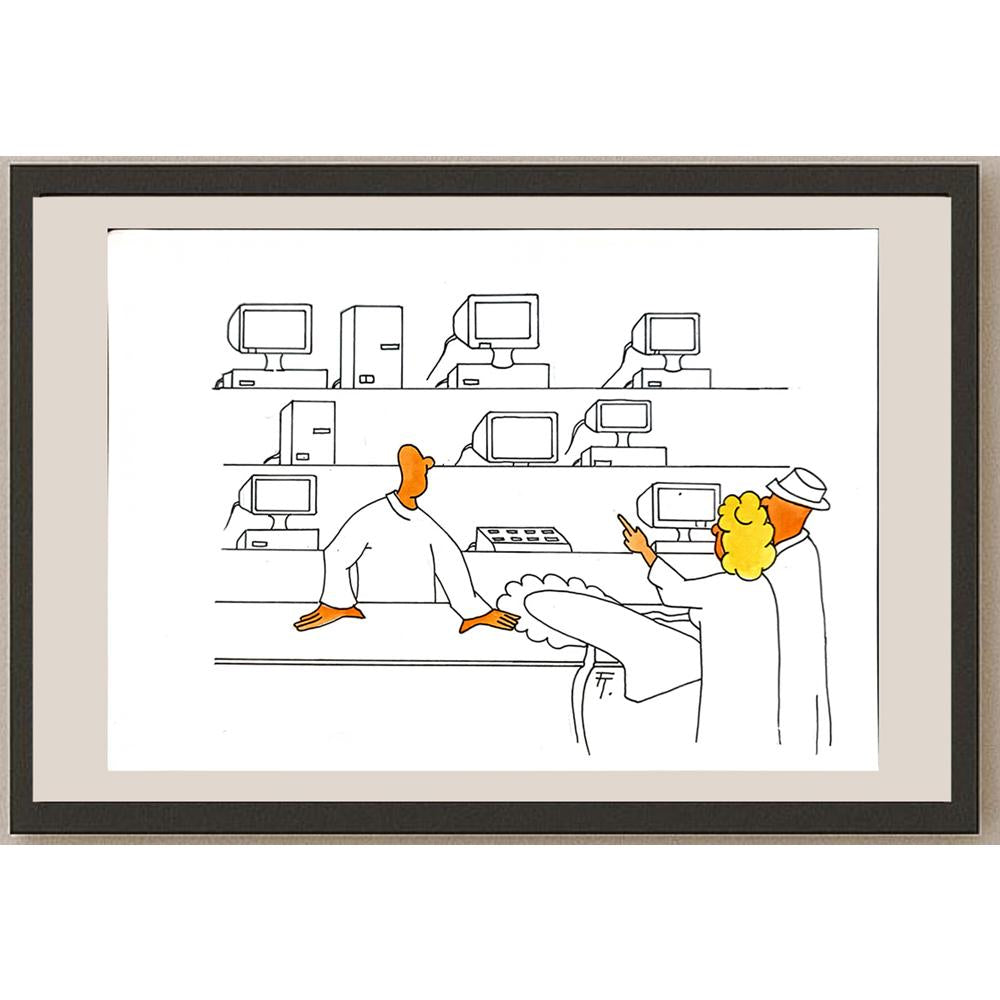Tomas Trunecek 29x21cm Orijinal Karikatür BOD05629