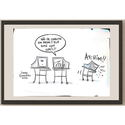 Jorge Barreto 35x25cm Orijinal Karikatür BOD05642