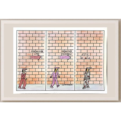 Dragan Milunovic 29x21cm Orijinal Karikatür BOD05644