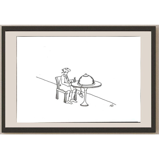 Payam Pourfalah 29x21cm Orijinal Karikatür BOD05645