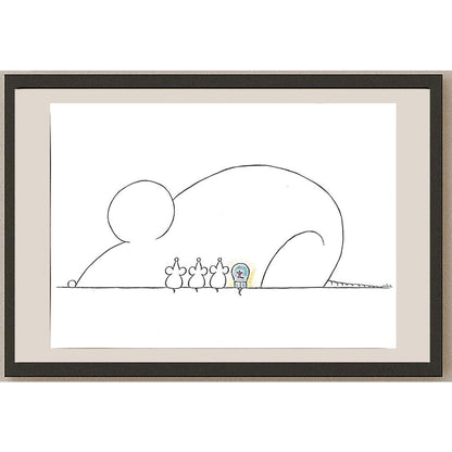 Hassanzadeh Khossrow 29x21cm Orijinal Karikatür BOD05647