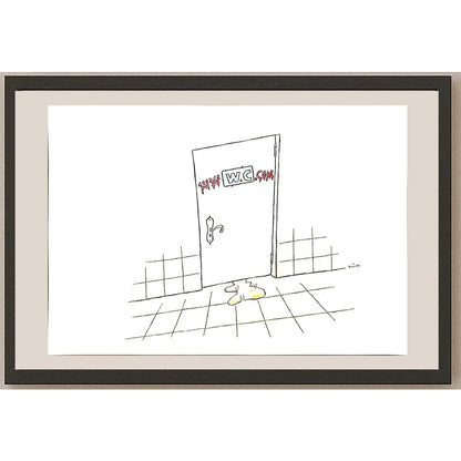 Hassanzadeh Khossrow 29x21cm Orijinal Karikatür BOD05648