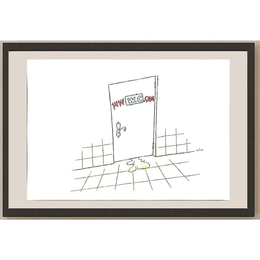 Hassanzadeh Khossrow 29x21cm Orijinal Karikatür BOD05648