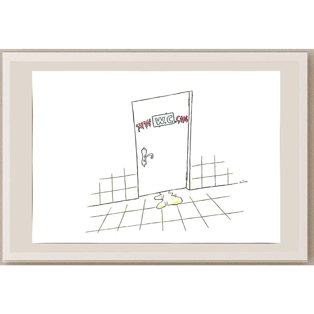 Hassanzadeh Khossrow 29x21cm Orijinal Karikatür BOD05648