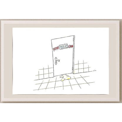 Hassanzadeh Khossrow 29x21cm Orijinal Karikatür BOD05648