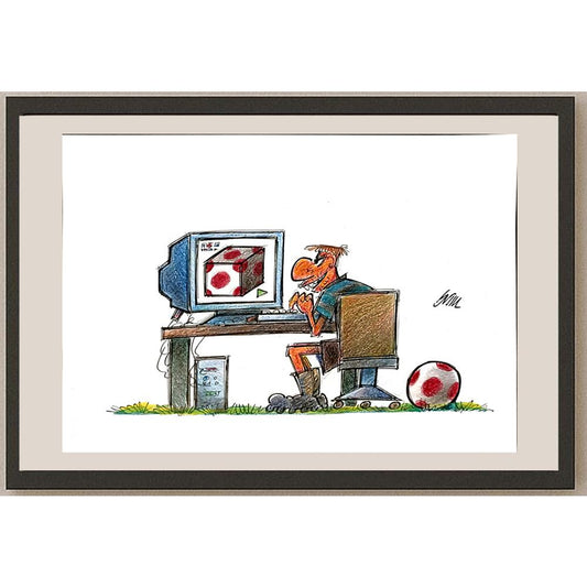 Mojtaba Galmohammadi 29x21cm Orijinal Karikatür BOD05653