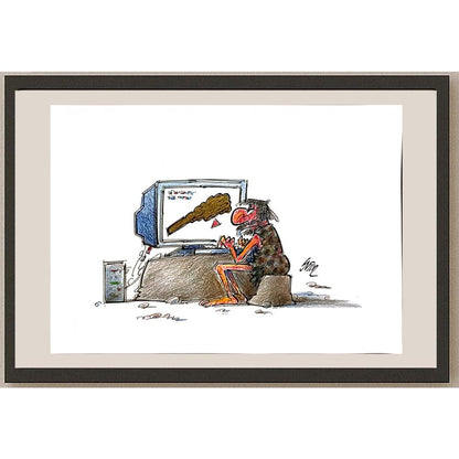 Mojtaba Galmohammadi 29x21cm Orijinal Karikatür BOD05654
