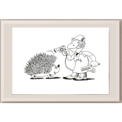 Ma Heng Chao 29x21cm Orijinal Karikatür BOD05665