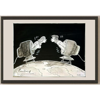 Panduranga Rau 24x18cm Orijinal Karikatür BOD05667